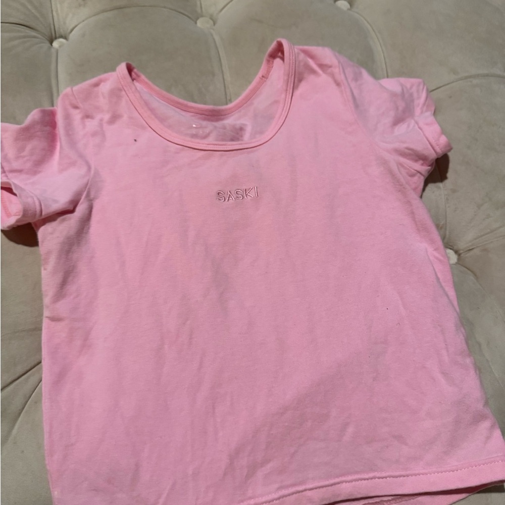 Saski Women's Pink Crop Top